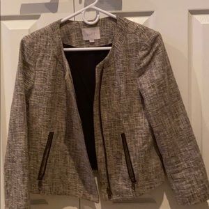 Loft Collarless Blazer Size 6